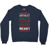 merry corruption of a pagan holiday Crewneck Sweatshirt