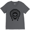 skull V-Neck Tee