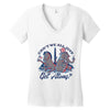 politics Women's V-Neck T-Shirt