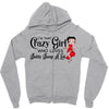 i'm that crazy girl who loves betty boop a lot Zipper Hoodie
