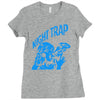 new retro night trap Ladies Fitted T-Shirt