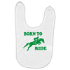 born to ride horse riding pony horse Baby Bibs