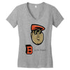 the big b Women's V-Neck T-Shirt