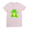 frog cute Ladies Fitted T-Shirt