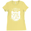 i only have one cat my cat has a few cat Ladies Fitted T-Shirt