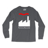 factory records   retro record label   mens music Long Sleeve Shirts