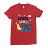 mom moon&amp;back Ladies Fitted T-Shirt