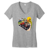 super fighting kart Women's V-Neck T-Shirt