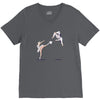 swan kick V-Neck Tee