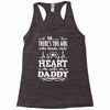 There's This Girl Who Stole My Heart She Calls Me Daddy Racerback Tank