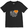 my heart basketball V-Neck Tee