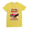 sell midget ideal christmas gift or present Ladies Fitted T-Shirt