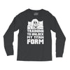 training to unlock my titan form Long Sleeve Shirts