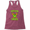 vegan pirate Racerback Tank