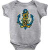 king of pirates anchor Baby Onesie