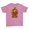 mad halloween pumpkin Youth Tee