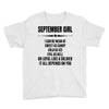 Super September Girl Youth Tee