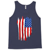 sa distress flag cool american Tank Top
