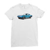 1965 corvette sting ray classic car, ideal birthday gift or pres Ladies Fitted T-Shirt