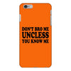 don't bro me unless you know me funny geek nerd tv bar party tee shirt iPhone 6/6s Plus Case