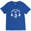 This Girl Loves Her Cat V-Neck Tee
