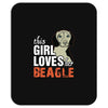 This Girl Loves Her Beagle Mousepad