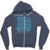 giving up on my dreams Zipper Hoodie