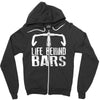 life behind bars cycling Zipper Hoodie