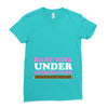 Baby Girl Under Construction Ladies Fitted T-Shirt