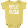 blues rules Baby Bodysuit