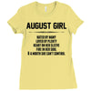 August Girl Hated By Many Ladies Fitted T-Shirt