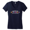 greeting from astroworld wish you were here white Women's V-Neck T-Shirt