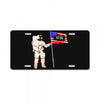 Astronaut Celebrating Independence  Day at 1776 License Plate