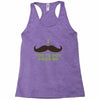mustache pinch Racerback Tank