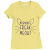 FREAK MEOWT CAT Ladies Fitted T-Shirt