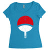 uchiha clan symbol Women's Triblend Scoop T-shirt