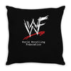 world wrestling Throw Pillow