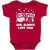 owl always love you Baby Bodysuit