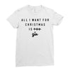 All I Want For Christmas Is You Ladies Fitted T-Shirt