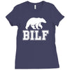 bilf, bear i'd like to Ladies Fitted T-Shirt