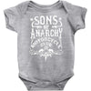 sons of anarchy soa motorcycle club tv show Baby Onesie