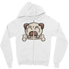 cute pug dog Zipper Hoodie