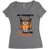 My Favorite People Call Me Papa Women's Triblend Scoop T-shirt