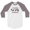 Yesterday Now Tomorrow 3/4 Sleeve Shirt
