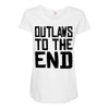 outlaws to the end 3 Maternity Scoop Neck T-shirt