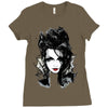 spider web Ladies Fitted T-Shirt