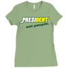 president eat people Ladies Fitted T-Shirt