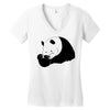 panda Women's V-Neck T-Shirt