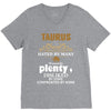 Taurus Hated By Many Wanted By Plenty Disliked By Some Confronted By V-Neck Tee