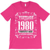 vintage made in 1980 perfectly aged a living legend T-Shirt